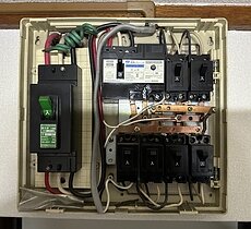 漏電ブレーカ故障で交換
