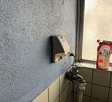 浴室に洗濯機専用コンセント増設
