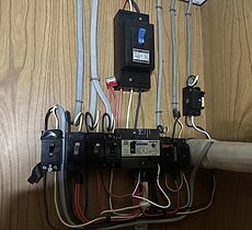 漏電ブレーカー破損で交換