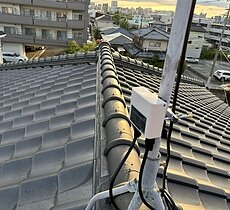 台風被害でテレビブースター破損交換