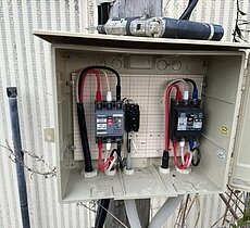 寒さで破損漏電ブレーカー交換