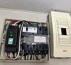 漏電ブレーカーの故障で交換