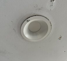 ダウンライトから漏電で交換
