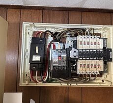 漏電ブレーカ故障で交換